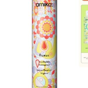 Amika Fluxus Hairspray with Vibrant Design